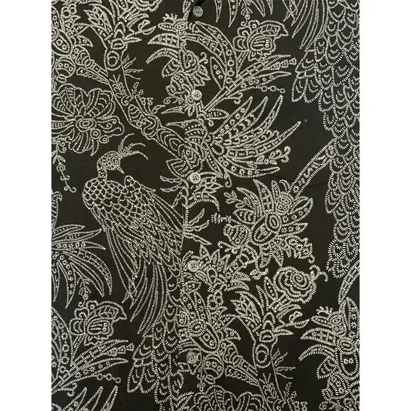 Tori Richard Men’s Button Down Short Sleeve Shirt Size M - Picture 6 of 7